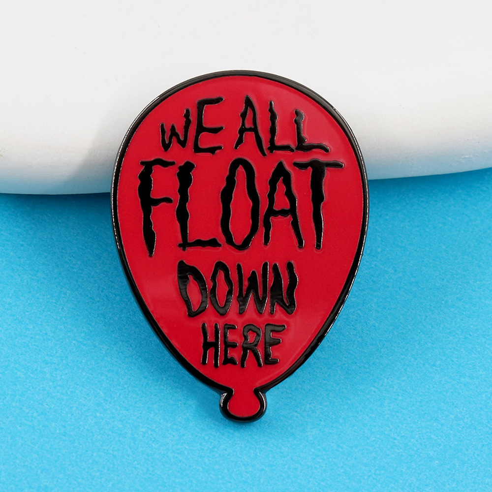 1pc Red Balloon Horror Movie E - Embroidery Bali ulasan dan harga