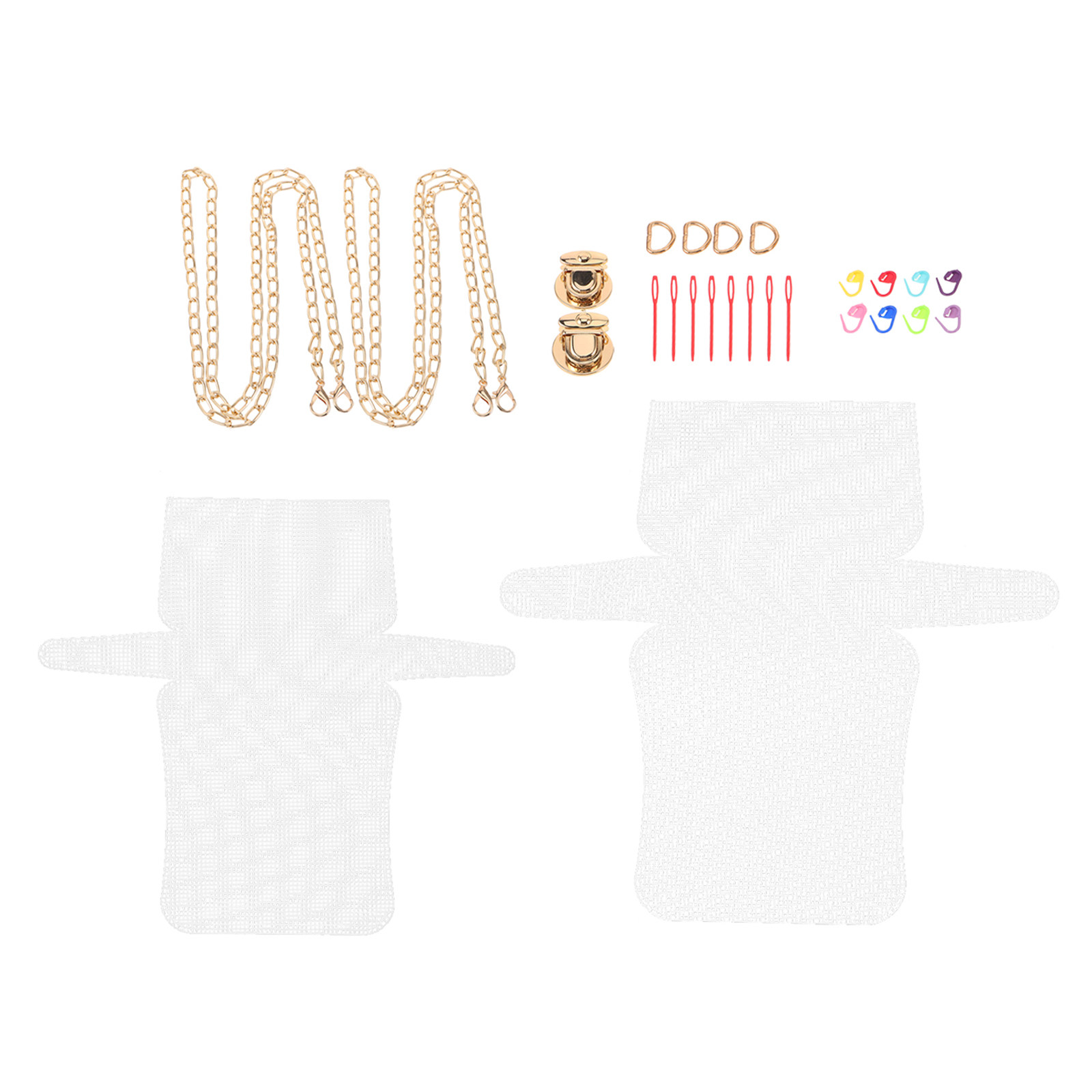 2Sets Plastic Mesh Canvas Shee - Embroidery Bag ulasan dan harga