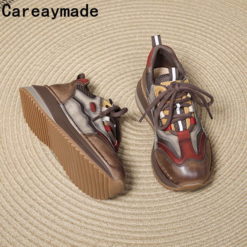 Careaymade-Cow Genuine Leather - Embroidery Garments ulasan dan harga
