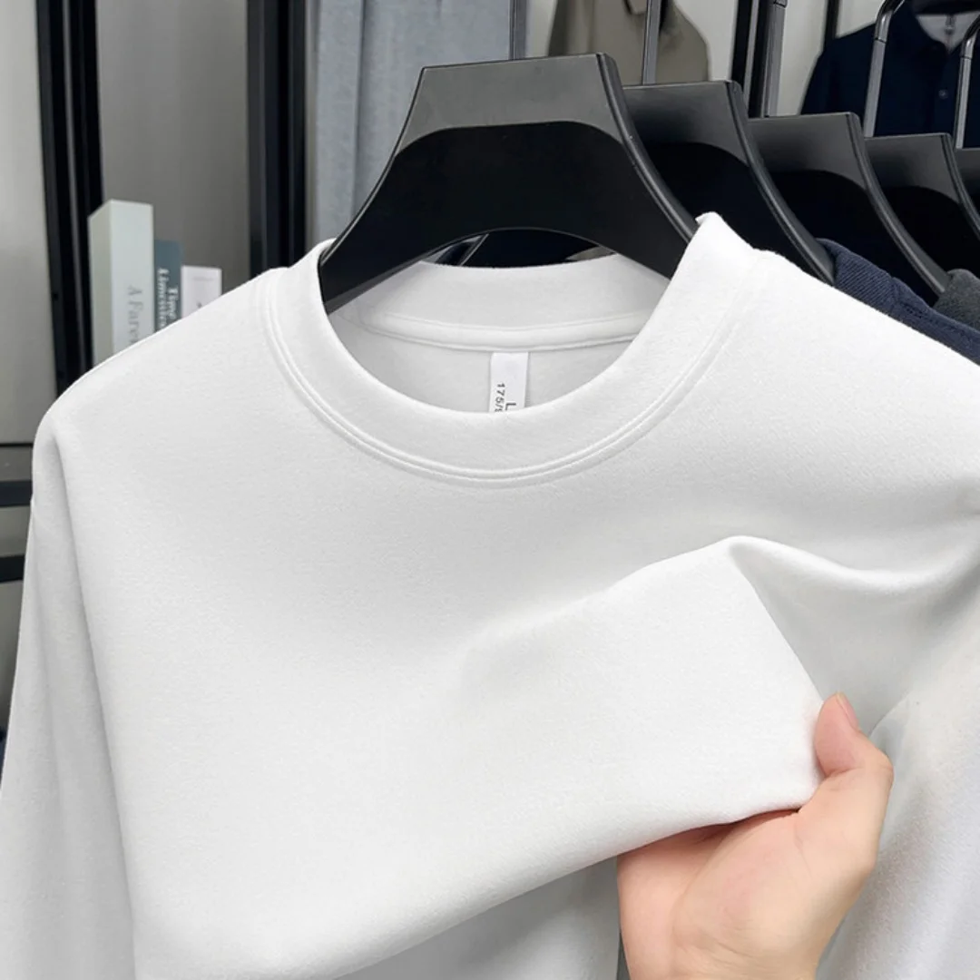 Soft cotton high-end brand men - Embroidery Cotton Shirt ulasan dan harga